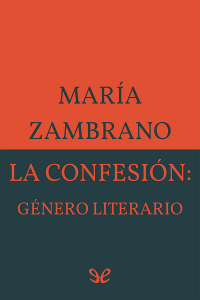 La confesión: género literario